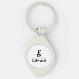 Personalized Name Metal Keychain