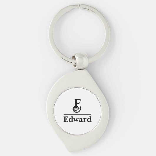 Personalized Name Metal Keychain (Voorkant)