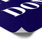 PERSONALIZED NAME MODERN MINIMAL GET THINGS DONE  POSTER (Hoek)