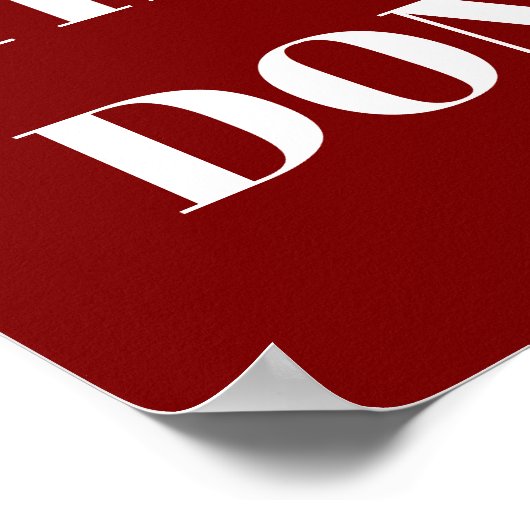 PERSONALIZED NAME MODERN MINIMAL GET THINGS DONE POSTER (Hoek)