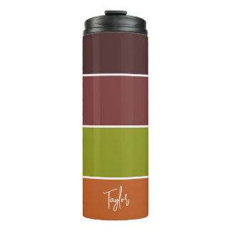 Personalized Name Modern Simple And Trendy Thermosbeker