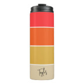 Personalized Name Modern Simple And Trendy Thermosbeker (Voorkant)