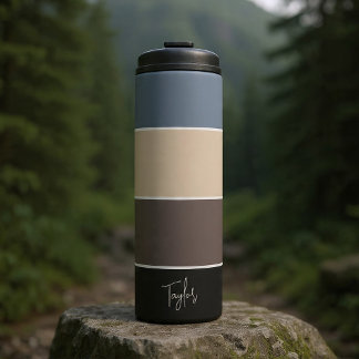 Personalized Name Modern Simple And Trendy Thermosbeker