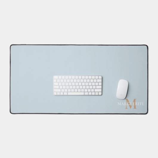Personalized Name Monogram Bureaumat (Keyboard & Muis)