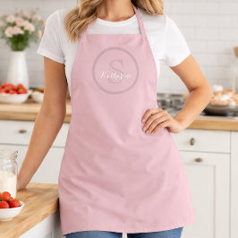 Personalized Name Monogram Dusty Rose Schort