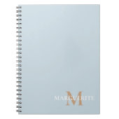 Personalized Name Monogram Notitieboek (Voorkant)
