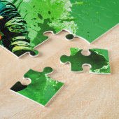 Personalized name Motocross Puzzle Legpuzzel (Zijkant)
