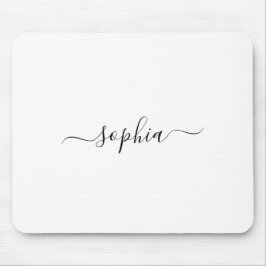 Personalized Name Mouse Pad for Stylish Workspaces Muismat