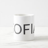 Personalized Name Mug – Custom Minimal Design Gift Koffiemok (Center)