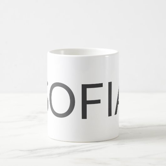 Personalized Name Mug – Custom Minimal Design Gift Koffiemok (Center)