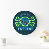 Personalized NAME Neon Style Tattoo Shop Studio Grote Klok (Huis)