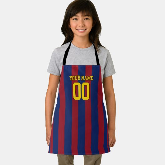 Personalized Name & Number Apron FCB Schort (Insitu)