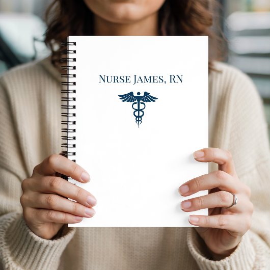 Personalized Name Nurse Journal Gift for RN NP PA Notitieboek