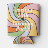 Personalized Name Photo Birthday Cooler (Voorkant)