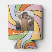 Personalized Name Photo Birthday Cooler (Achterkant)