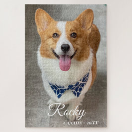 personalized NAME & Photo dog  Legpuzzel