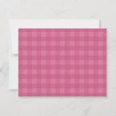 Personalized Name Pink Bow Note Card Notitiekaartje (Achterkant)
