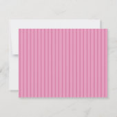 Personalized Name Pink Heart Notitiekaartje (Achterkant)