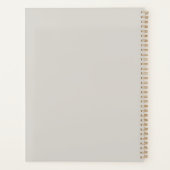 Personalized  Name Planner - Minimalist Modern  (Achterkant)