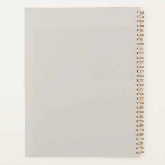 Personalized Name Planner - Minimalist Modern (Achterkant)