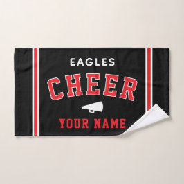 Personalized Name & School Cheer Towel, Team Gift Handdoek