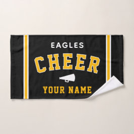 Personalized Name & School Cheer Towel, Team Gift Handdoek