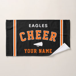 Personalized Name & School Cheer Towel, Team Gift Handdoek