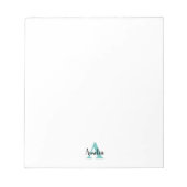 Personalized Name Script Monogram Notitieblok (Voorkant)