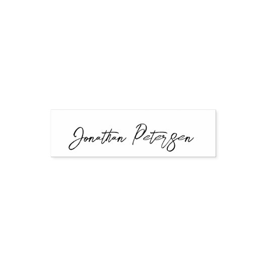 Personalized name signature script  zelfinktende stempel (Design)
