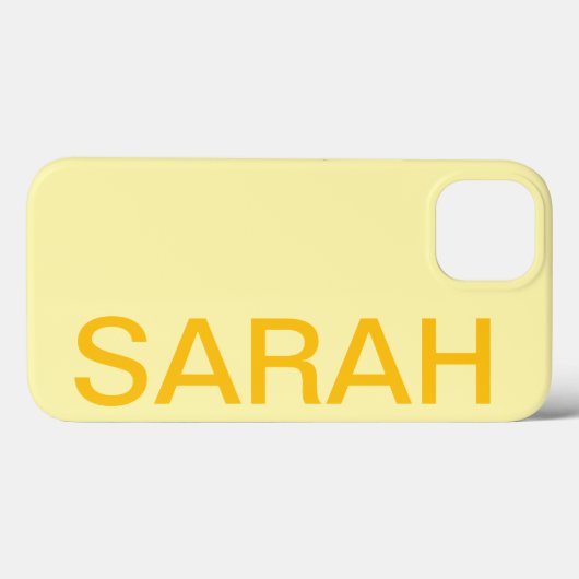 Personalized Name Simple Stylish Modern Minimal Case-Mate iPhone Case (Achterkant (horizontaal))