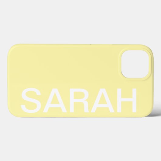 Personalized Name Simple Stylish Modern Minimal Case-Mate iPhone Case (Achterkant (horizontaal))