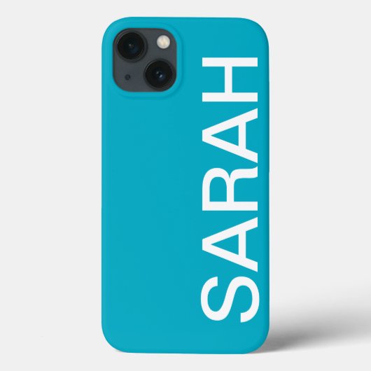 Personalized Name Simple Stylish Modern Minimal Case-Mate iPhone Case (Achterkant)