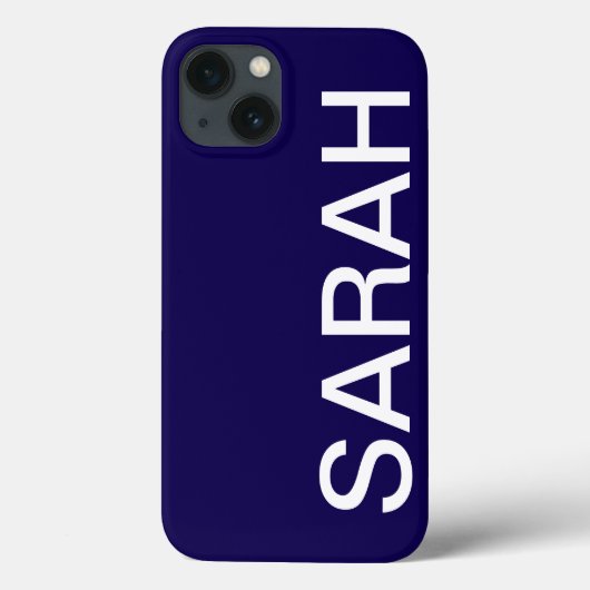 Personalized Name Simple Stylish Modern Minimal Case-Mate iPhone Case (Achterkant)