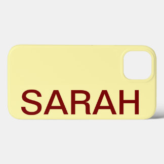 Personalized Name Simple Stylish Modern Minimal Case-Mate iPhone Case