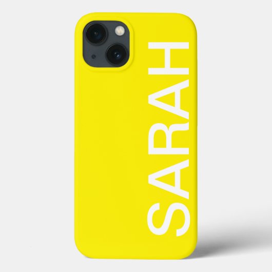 Personalized Name Simple Stylish Modern Minimal Case-Mate iPhone Case (Achterkant)