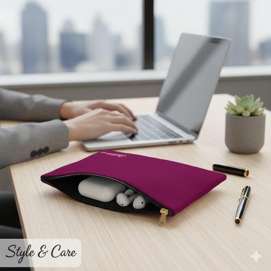 Personalized Name Small Wine Lover Accessory Pouch Etui