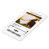 Personalized Name Special Song Music Player Photo Magneet (Linkerzijde)
