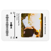 Personalized Name Special Song Music Player Photo Magneet (Horizontaal)