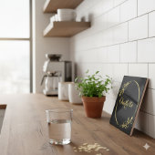 Personalized Name Stylish Frame Decorative Tegeltje