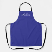Personalized Name Stylish Modern Elegant Dark Blue Schort (Voorkant)