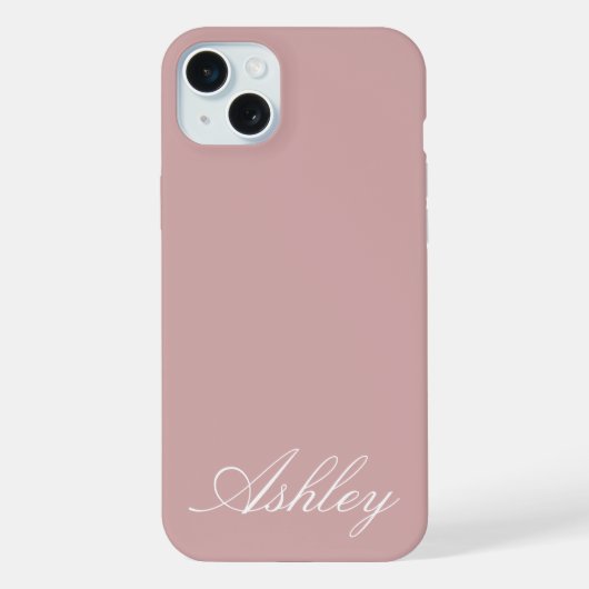 Personalized Name Stylish Modern Elegant Minimal  iPhone Hoesje (Achterkant)