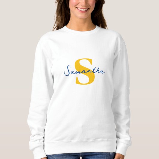 Personalized name Sweatshirt (Voorkant)