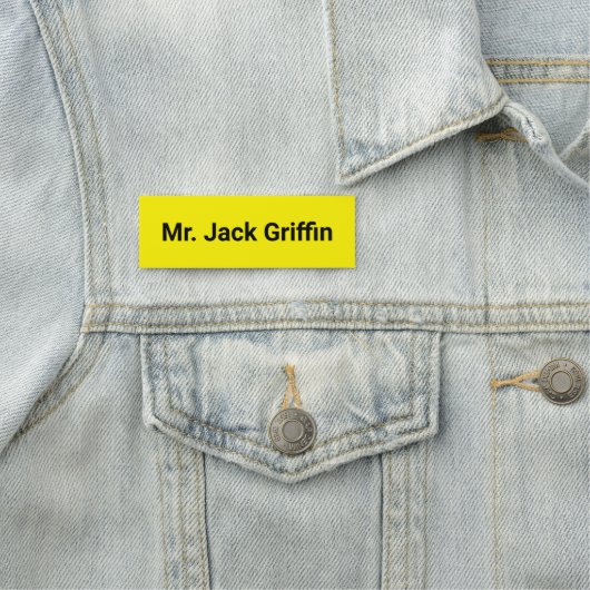 Personalized Name Tag (In situ)