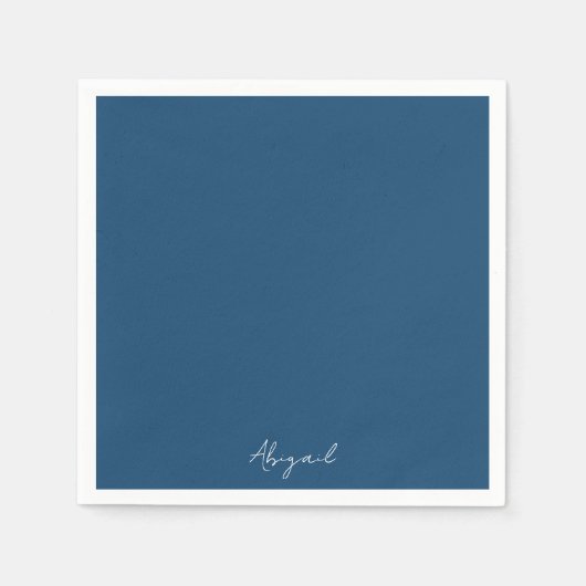 Personalized Name Teal Bridal Shower  Servet (Voorkant)