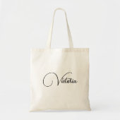Personalized Name Tote Bag (Voorkant)