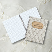 Personalized Name Yarn Pattern Knitting Journal Notitieboek