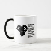 Personalized Name ,zodiac sign, traits mug Magische Mok (Links)