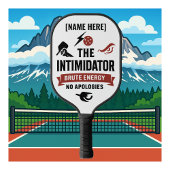 Personalized NamePickleball Paddle The Intimidator