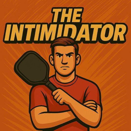 Personalized NamePickleball Paddle The Intimidator