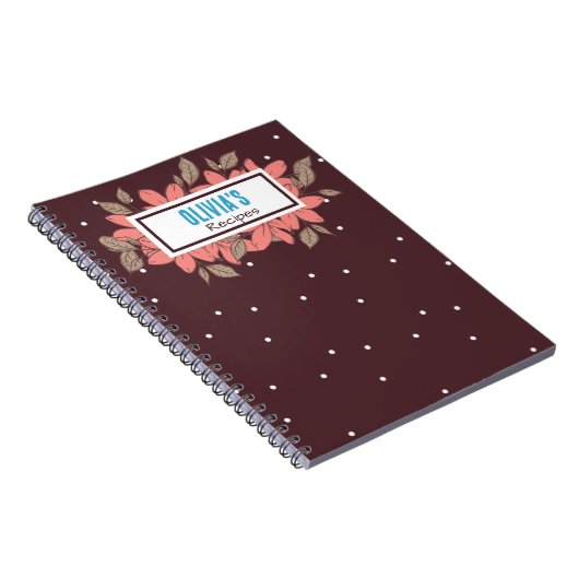 Personalized Name's Recipe Notebook Notitieboek (Rechterzijde)